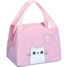 Good Shop 動物王國保冷袋, 粉紅貓咪