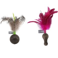 JOYSER 貓咪貓薄荷球 + 雙球組合, 貓薄荷球 綠色 + 雙球 粉紅色, 1套