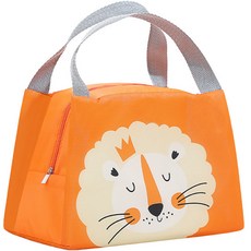 굿샵 동물의 왕국 보냉가방, 오렌지사자, 1개