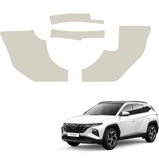 메이튼 스크래치 순정 컬러 가죽 카울사이드 커버 SC, 현대 투싼 NX4, 바닐라베이지