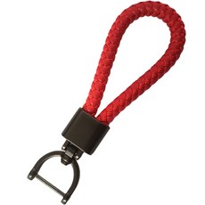 꼬까 탈부착방지 스트랩 자동차 열쇠고리, 1개, 04 레드