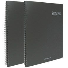 Hyeonpung 40 張 Frontier 樂譜檔 A4, 2個, 黑色