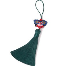 indi.k 蝴蝶流蘇, 深綠色, 10個