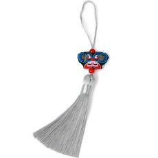 indi.k 蝴蝶流蘇, 銀色, 10個