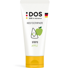 DOS in Advance In-Advance 兒童牙膏 STEP2 低氟蘋果香, 60ml, 1個