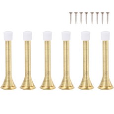 金屬線圈造型門擋 金色 6個入, 1組