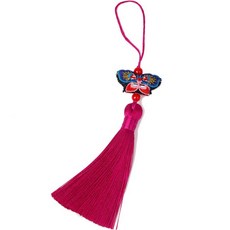 indi.k 蝴蝶流蘇, 深紅色, 10個