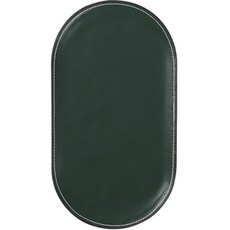 Alode 橢圓形皮革室內裝飾托盤, NO 01