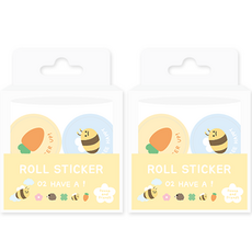 Dona和朋友們 可愛捲筒貼紙, 2個
