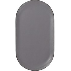 Allode 橢圓形皮革居家裝飾託盤, NO 04