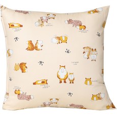 이코니하우스 카피바라 쿠션 솜포함, 아이보리