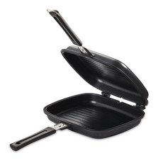 MommyStar 電磁爐料理更方便的雙面鍋, 27 x 22 x 6.6 厘米, 1個