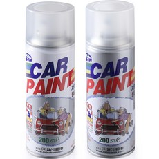 일신 카페인트 스프레이 200ml + 마감용투명 200ml 세트, 1세트, 기아 스틸블루 3B 122