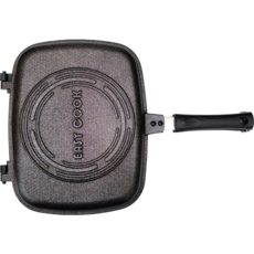 Easy Cooker 加大款燒烤雙面煎鍋 瓦斯爐專用, 315 x 262 毫米, 1個