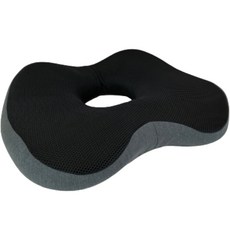 Ttongkkosyap 3D Holic 甜甜圈坐墊, 1個, 黑色