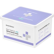 BANOBAGI 佰諾佰琪 水飛薊&積雪草快速修護面膜 350g, 30片, 1盒