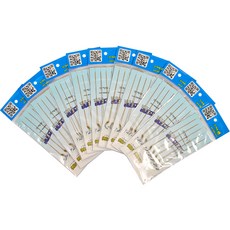 海東 長子線 雙針鉤 伊豆黑毛 PE線 有倒鉤 11號, 10個