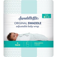 SwaddleMe 新生兒魔鬼氈包巾 S/M 3入組