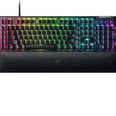 RAZER 雷蛇 Razer BlackWidow V4 有線鍵盤, 黑色, RZ03-0469, 一般型