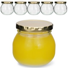 미르코리아 골드캡 유리병 잼잼 300, 300ml, 6개