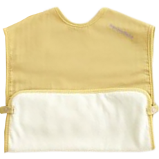 Bamboo Bebe 幼兒Jumbo圍兜, 黃色, 1件, 1件