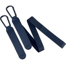 Lemayer登山扣皮革嬰兒車掛帶式+標準套裝, 黑色, 1組