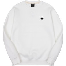 옥스타 남녀공용 판다 자수 특양면 맨투맨 3SSP010