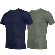 후아미 쿨 쿨론 운동 헬스 냉감 통기성 반팔 티셔츠 2p