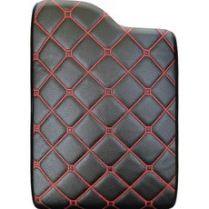 아이빌 팰리세이드 차량용 콘솔 팔걸이 쿠션, 레드 + 블랙엣지, 1개