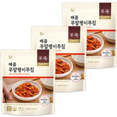 본죽 매콤 무말랭이무침, 3개, 80g 식품/냉장/냉동/간편요리 반품 최저가 12,090원