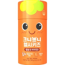 兒童綜合鈣&維他命D軟糖 橘子口味 240g, 1個, 60個