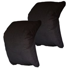 엠노블 차량용 리어 목쿠션, 블랙, 2개