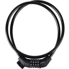 VIVaro 自行車鎖 8 x 1000 mm, 黑色, 1個