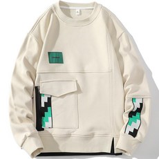 Stabin 男士重點口袋長袖大學T