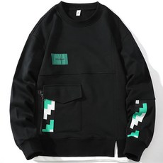 STARBEANS 男士亮點口袋長袖大學T