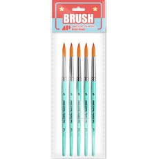 Awesome Painting 多用途細毛筆 線條筆 圓頭筆 細節勾線筆 DETAIL 5入, 5號, 1個