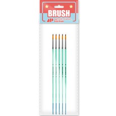 Awesome Painting 水彩壓克力兩用圓頭筆 ROUND 5入, 6號, 1個