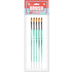 Awesome Painting 油畫 壓克力 水彩兩用畫筆 FILBERT 5入, 10號, 1個