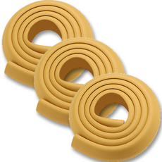 WONDER PAPA 壓花邊角防撞條, 木紋米色, 3個, 2m