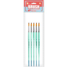 Awesome Painting 水彩壓克力兩用圓頭筆 ROUND 5入, 12號, 1個