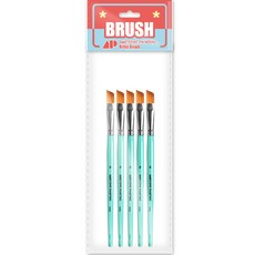 Awesome Painting 多用途設計筆刷 斜角刷 平刷 組合筆刷 ANGULAR 5入, 3號, 1個