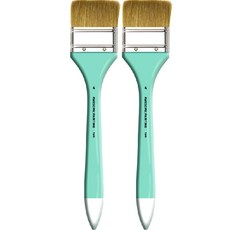 Awesome Painting 多用途背景刷 扁刷 寬刷 SHORT WIDE 2入, 4號(60mm), 1個