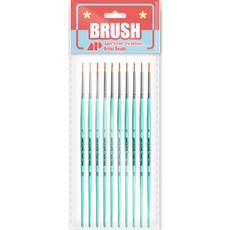 AwesomePainting 多功能細毛圓頭細節勾線筆, 1號, 1個