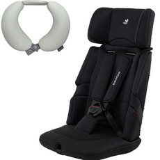 DAIICHI Easy Carry 2攜帶式汽車座椅+頸枕組, 黑色