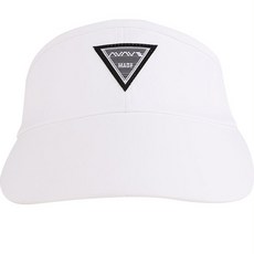 AVAVE 高爾夫網球三角Logo遮陽帽, 白色