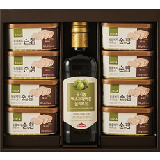 Olga Whole Foods 動物福利純火腿 200g x 8p + 橄欖油 500ml 混合禮品套裝, 1組