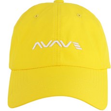 어베이브 골프 테니스 자수로고 볼캡, 옐로우, 1개