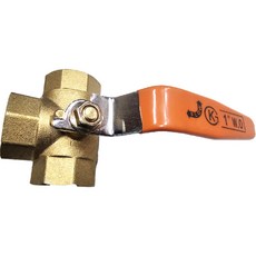 新鑄黃銅三通球閥 水管 25A, 1個