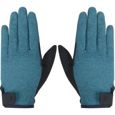 울프라운치 다기능 린넨 장갑 양손착용, 블루그린