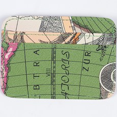 모닝셀러 월드 맵 패턴 카드지갑